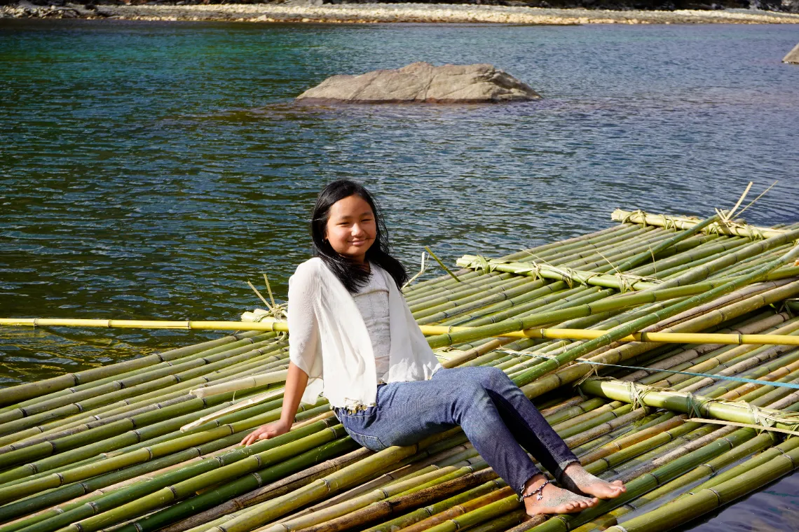 River rafting on the Siang River