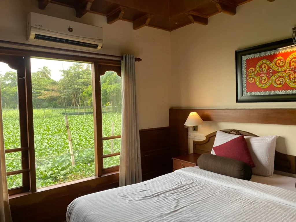 Inner view of Kerala Houseboat