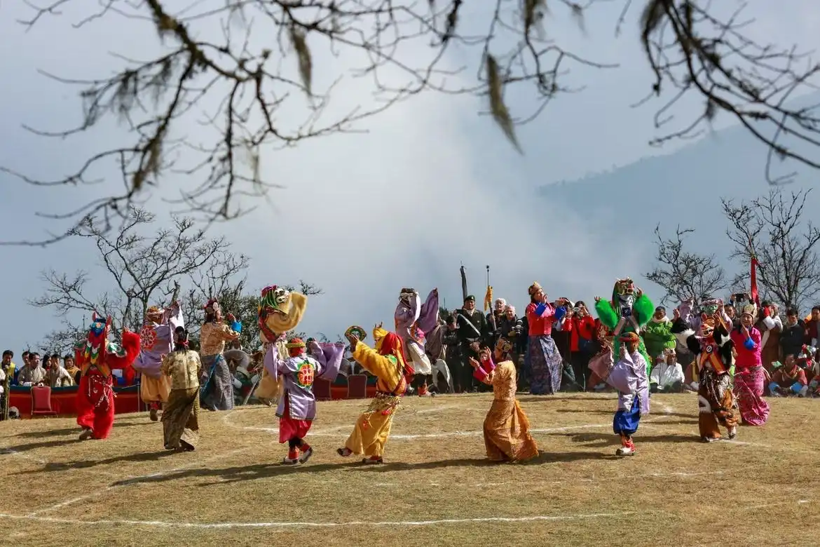 Vibrant Paro Tshechu Festival