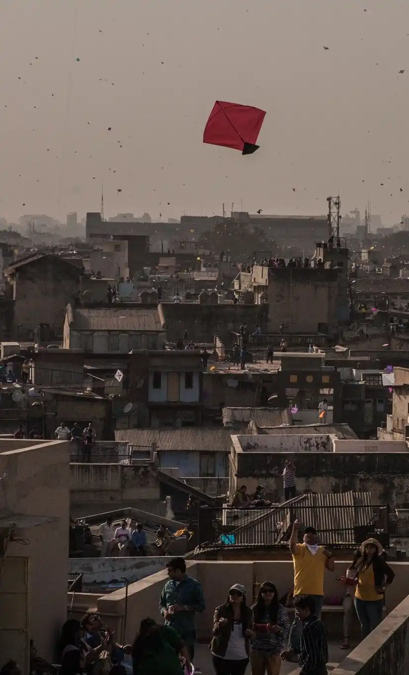 Kite Flying at Uttarayan