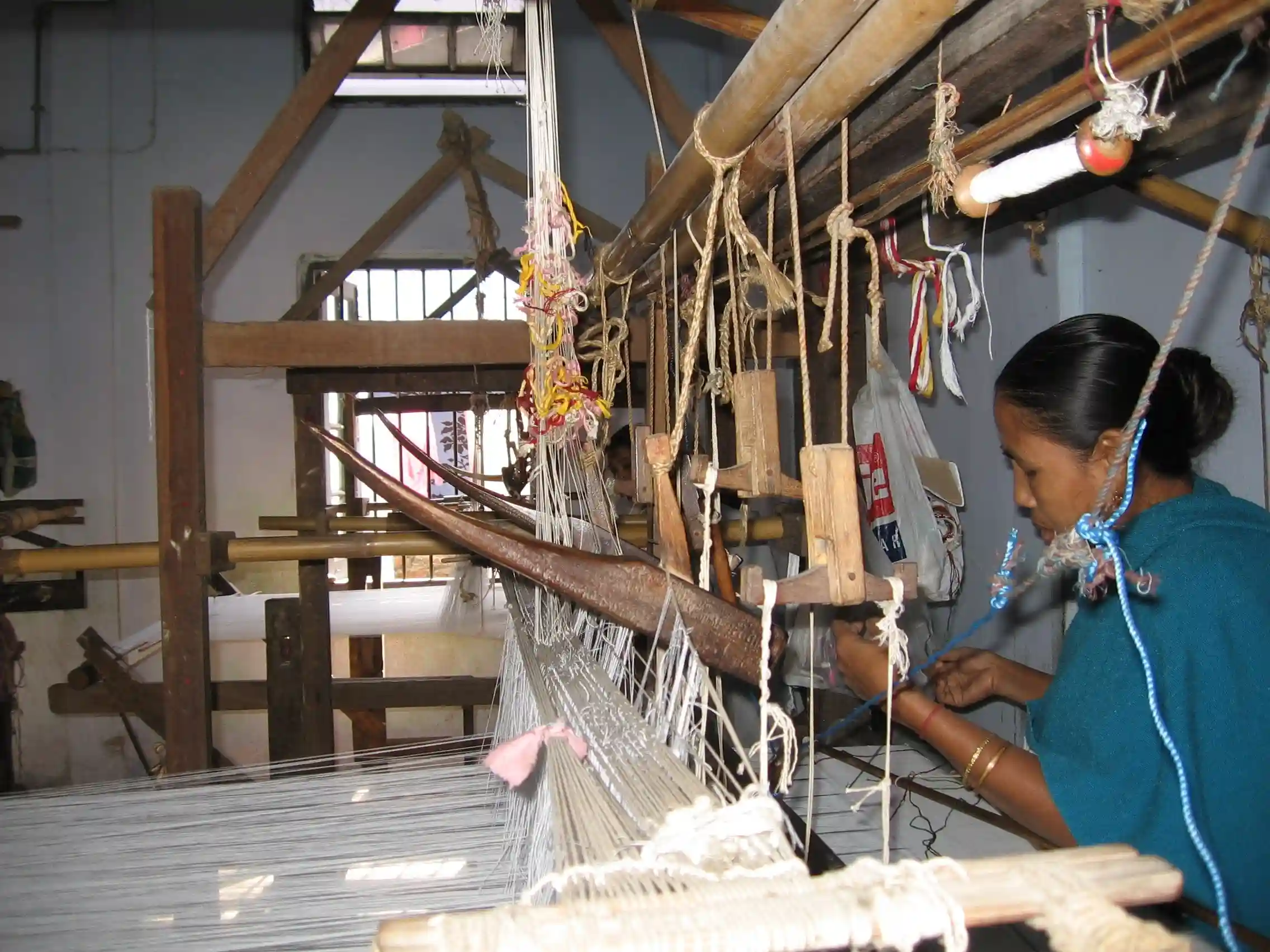 traditional Assamese silk weaving